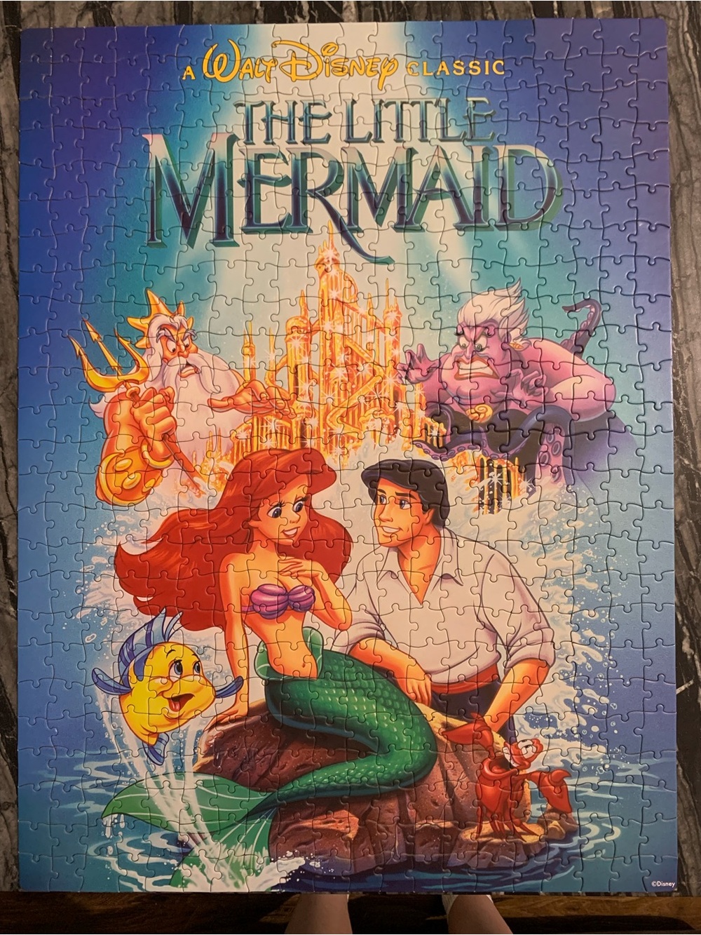 Disney The Little Mermaid Blockbuster VHS Case 500-Piece Puzzle - Picture 4 of 4